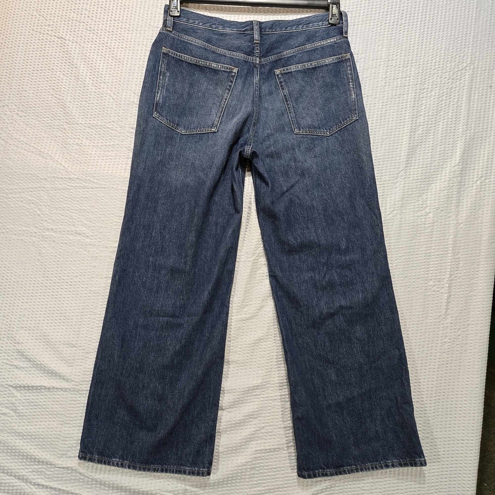 J. Crew Dark Blue Flare & Wide Leg Jeans - Picture 12 of 16